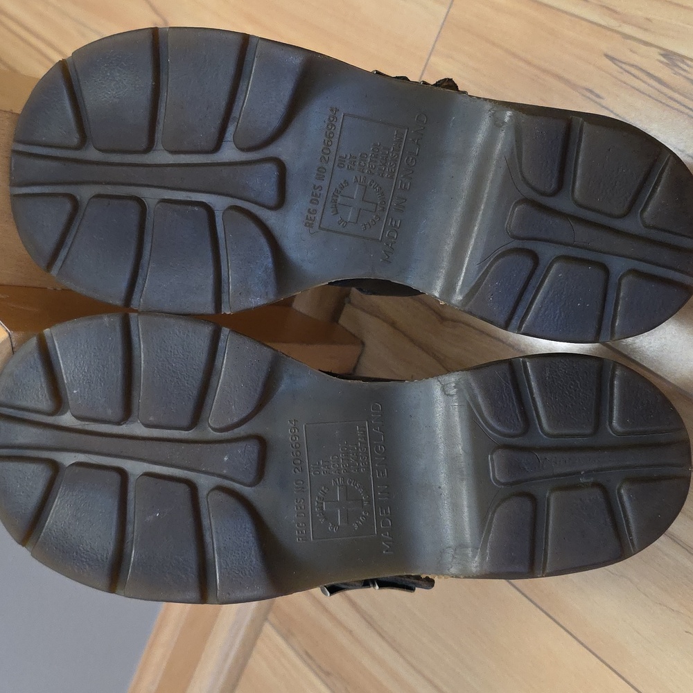 Dr. Martens VTG Dark Navy Double T Strap Mary Jane 8065 /92 UK 5 (7.5-8) MIE🦋 - Picture 9 of 16